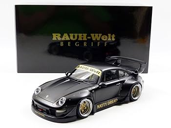 Amazon | AUTOart 1/18 RWB 993 (マット・ブラック/ゴールド